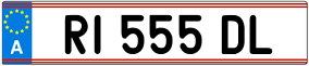 Truck License Plate